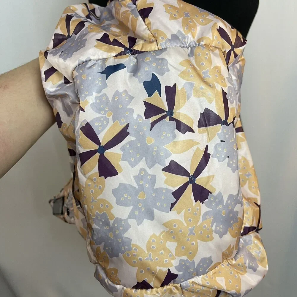 See By Chloe Nylon Puffy Floral Pink Shoulder Bag